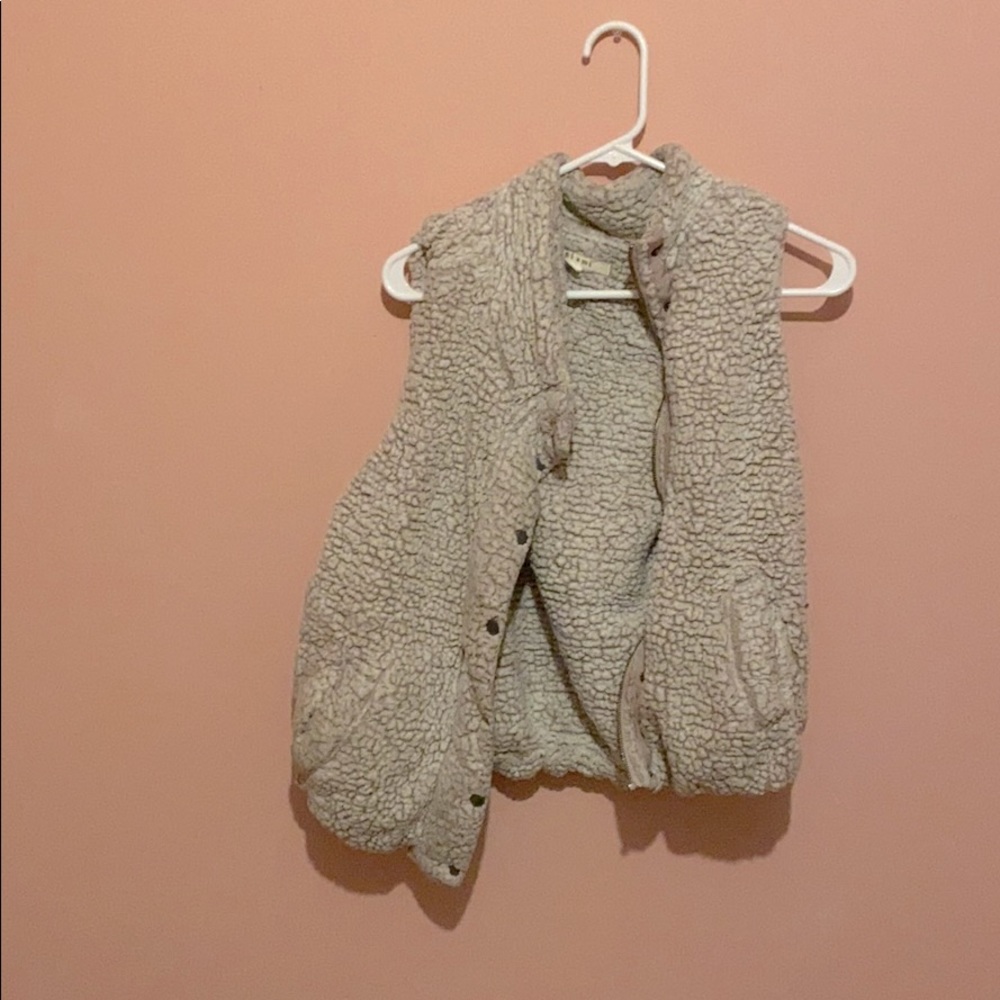 Cream vest